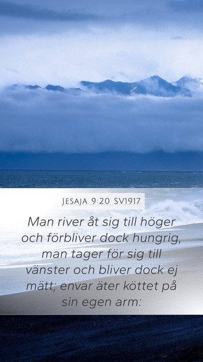 Jesaja 9:20 SV1917 Bible Verse Image