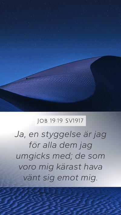 Job 19:19 SV1917 Bible Verse Image