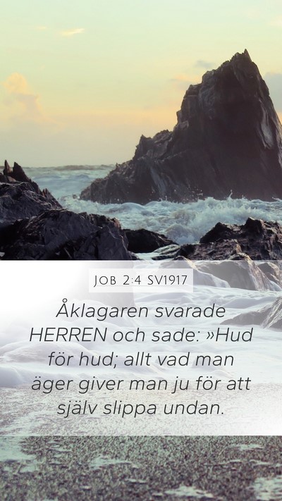 Job 2:4 SV1917 Bible Verse Image