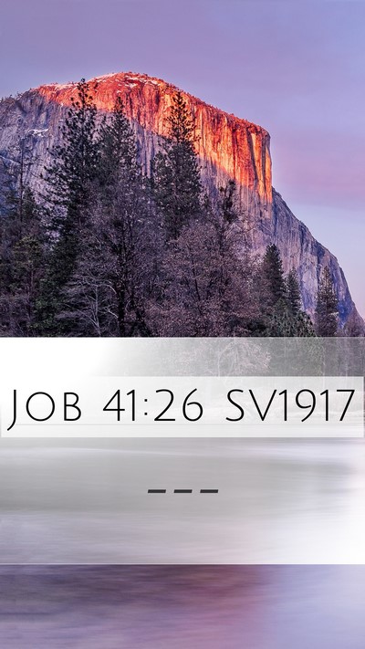 Job 41:26 SV1917 Bible Verse Image