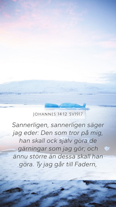 Johannes 14:12 SV1917 Bible Verse Image