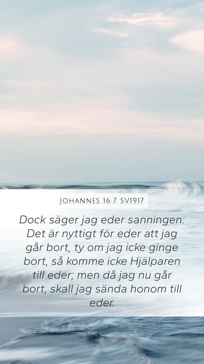 Johannes 16:7 SV1917 Bible Verse Image