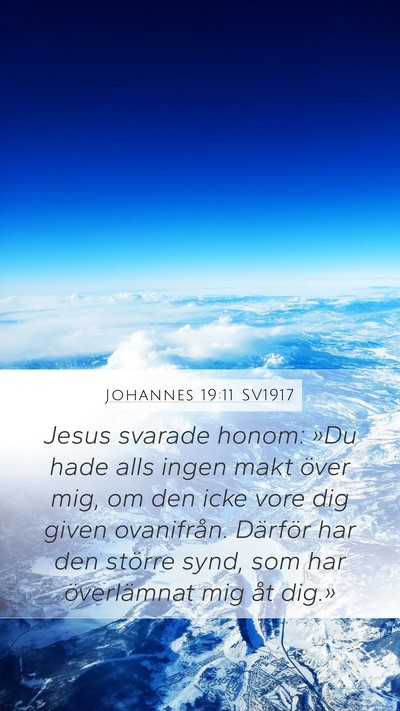 Johannes 19:11 SV1917 Bible Verse Image