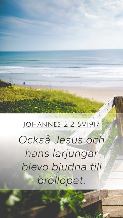 Johannes 2:2 SV1917 Bible Verse Image