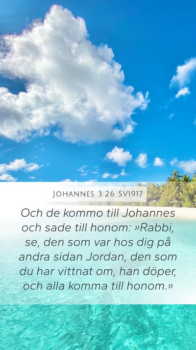 Johannes 3:26 SV1917 Bible Verse Image
