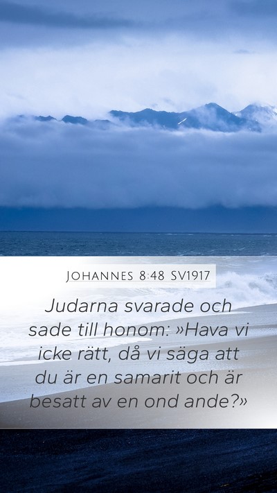 Johannes 8:48 SV1917 Bible Verse Image