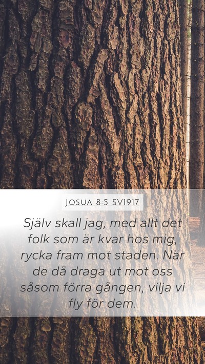 Josua 8:5 SV1917 Bible Verse Image