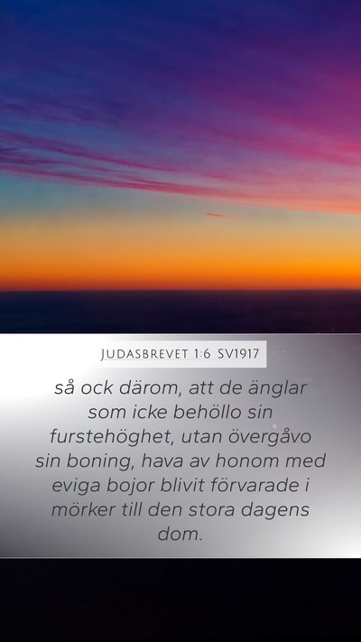 Judasbrevet 1:6 SV1917 Bible Verse Image