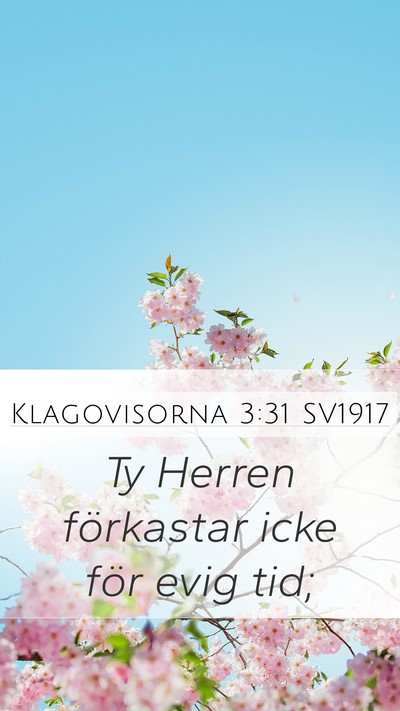 Klagovisorna 3:31 SV1917 Bible Verse Image