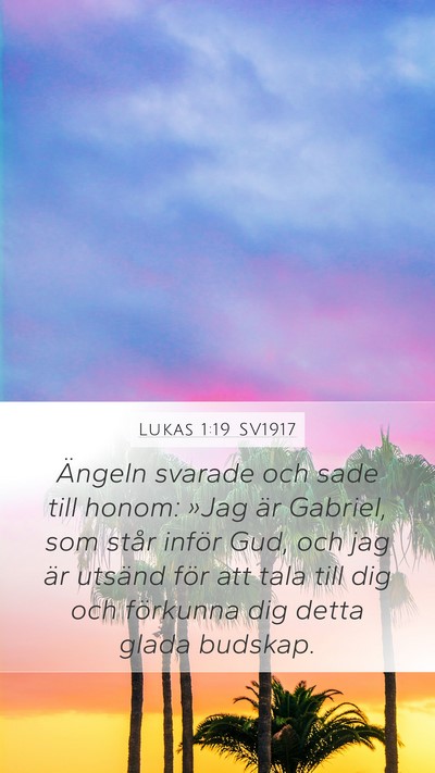Lukas 1:19 SV1917 Bible Verse Image