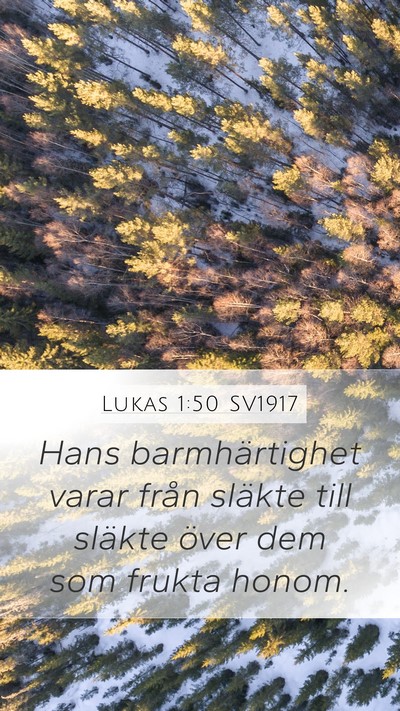 Lukas 1:50 SV1917 Bible Verse Image