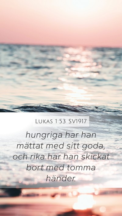 Lukas 1:53 SV1917 Bible Verse Image