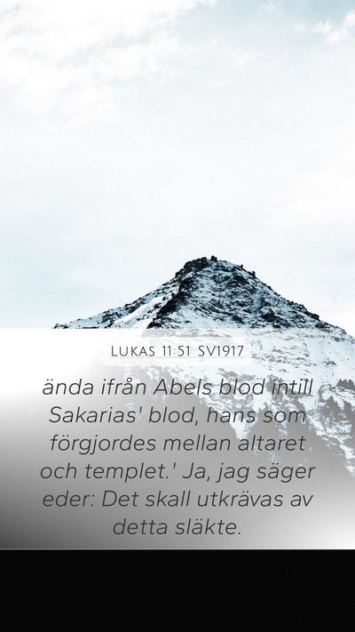 Lukas 11:51 SV1917 Bible Verse Image