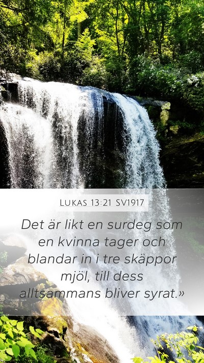 Lukas 13:21 SV1917 Bible Verse Image