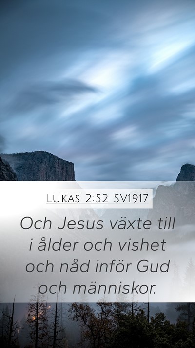 Lukas 2:52 SV1917 Bible Verse Image