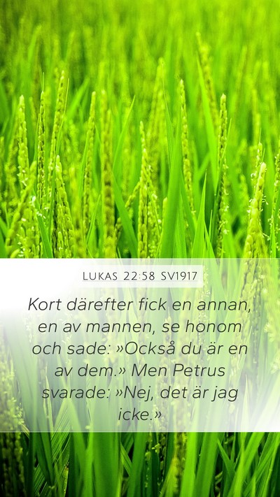 Lukas 22:58 SV1917 Bible Verse Image