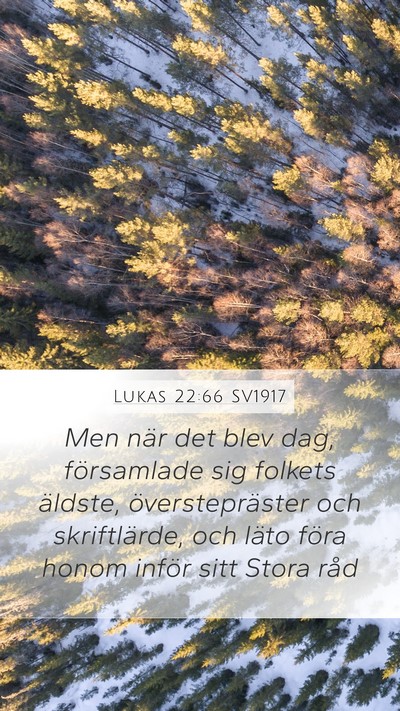 Lukas 22:66 SV1917 Bible Verse Image