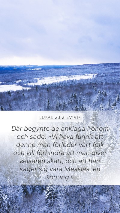 Lukas 23:2 SV1917 Bible Verse Image