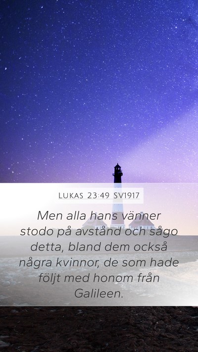 Lukas 23:49 SV1917 Bible Verse Image
