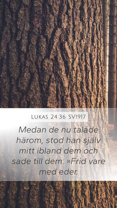 Lukas 24:36 SV1917 Bible Verse Image
