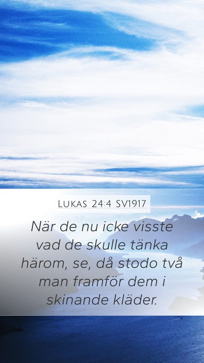 Lukas 24:4 SV1917 Bible Verse Image