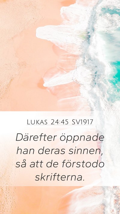 Lukas 24:45 SV1917 Bible Verse Image