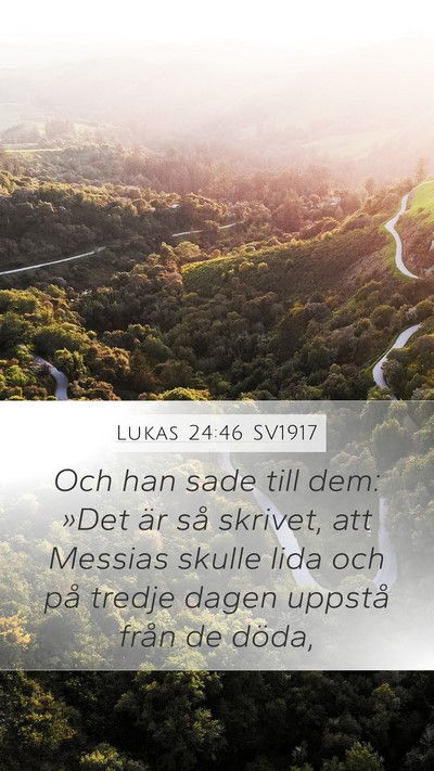 Lukas 24:46 SV1917 Bible Verse Image
