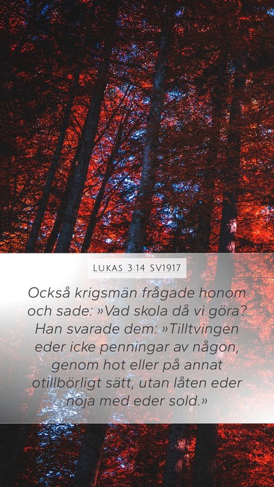 Lukas 3:14 SV1917 Bible Verse Image