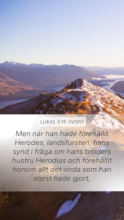 Lukas 3:19 SV1917 Bible Verse Image