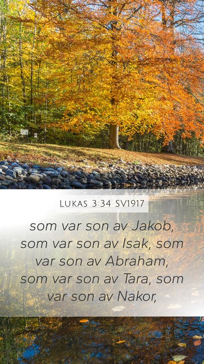 Lukas 3:34 SV1917 Bible Verse Image