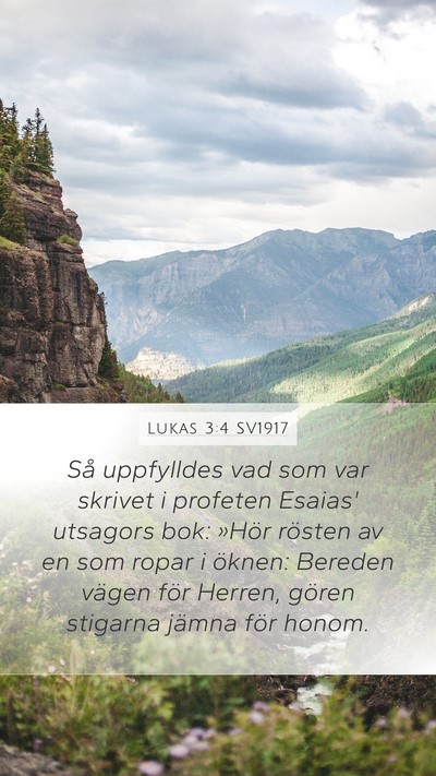 Lukas 3:4 SV1917 Bible Verse Image