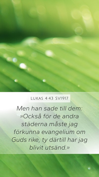 Lukas 4:43 SV1917 Bible Verse Image