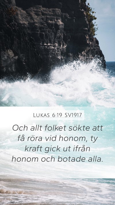 Lukas 6:19 SV1917 Bible Verse Image