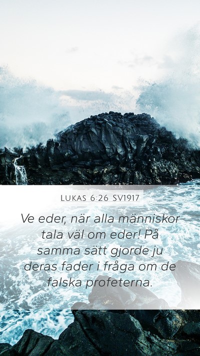 Lukas 6:26 SV1917 Bible Verse Image