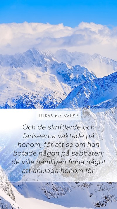 Lukas 6:7 SV1917 Bible Verse Image