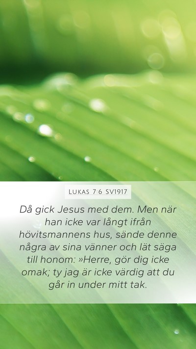 Lukas 7:6 SV1917 Bible Verse Image