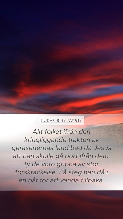 Lukas 8:37 SV1917 Bible Verse Image