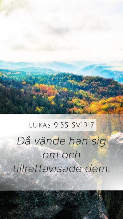Lukas 9:55 SV1917 Bible Verse Image