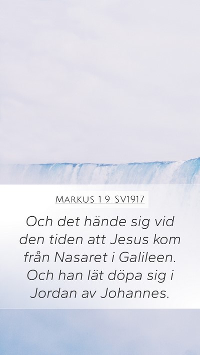 Markus 1:9 SV1917 Bible Verse Image