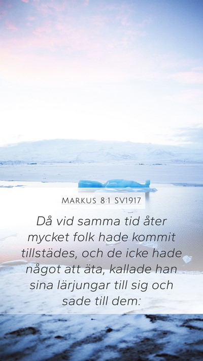 Markus 8:1 SV1917 Bible Verse Image