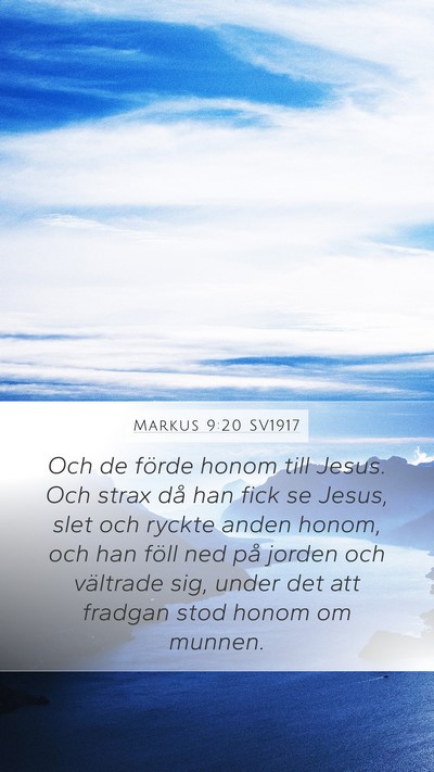 Markus 9:20 SV1917 Bible Verse Image