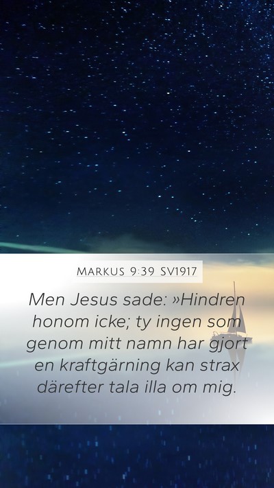 Markus 9:39 SV1917 Bible Verse Image
