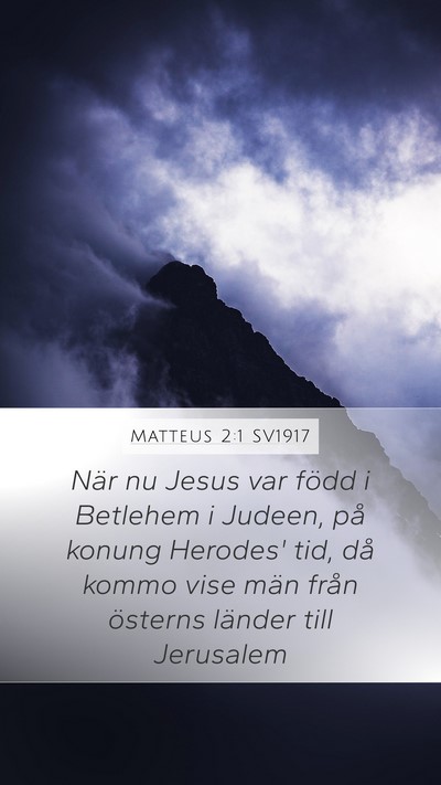 Matteus 2:1 SV1917 Bible Verse Image
