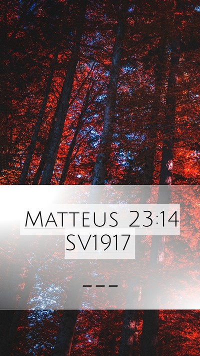 Matteus 23:14 SV1917 Mobile Phone Wallpaper -  - Mobile Bible Verse Wallpaper