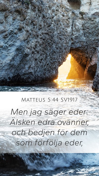 Matteus 5:44 SV1917 Bible Verse Image