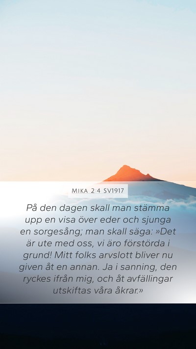 Mika 2:4 SV1917 Bible Verse Image