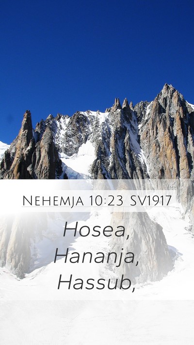 Nehemja 10:23 SV1917 Bible Verse Image