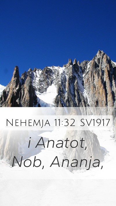 Nehemja 11:32 SV1917 Bible Verse Image