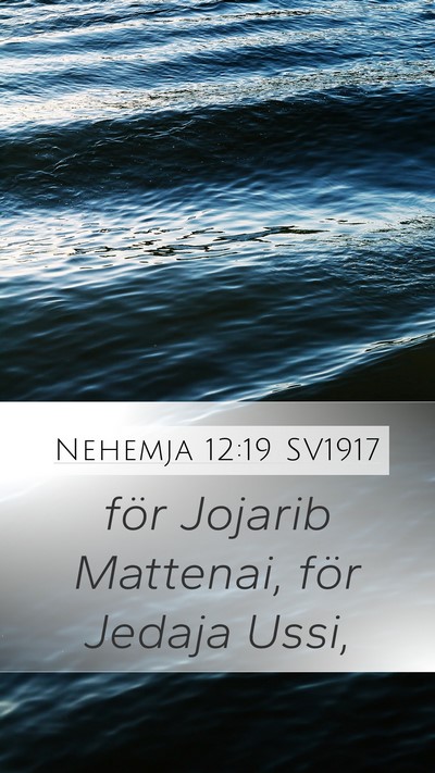 Nehemja 12:19 SV1917 Bible Verse Image