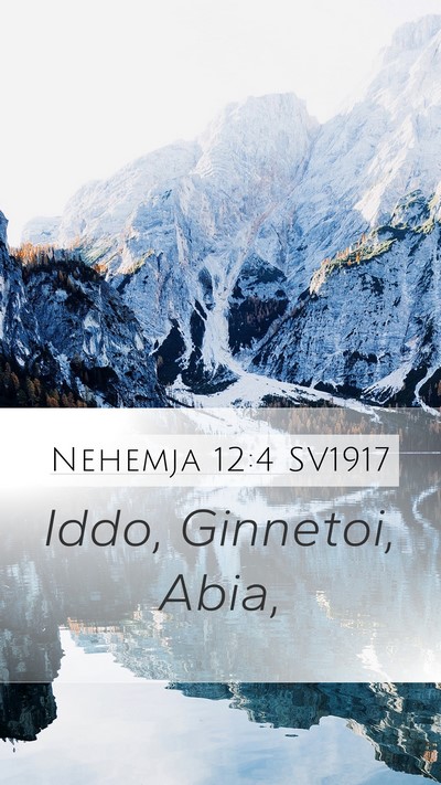 Nehemja 12:4 SV1917 Bible Verse Image